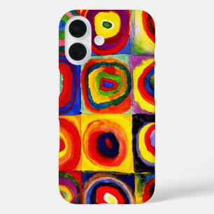Kandinsky Farbstudie Quadrate Squares Circles Art iPhone 16 Case