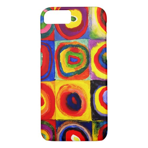 Kandinsky Farbstudie Quadrate Squares Circles Art iPhone 87 Case