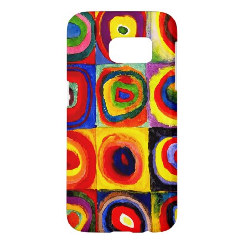 Kandinsky Farbstudie Quadrate Squares Circles Art Samsung Galaxy S7 Case