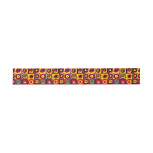 Kandinsky Farbstudie Quadrate Squares Circles Art Invitation Belly Band