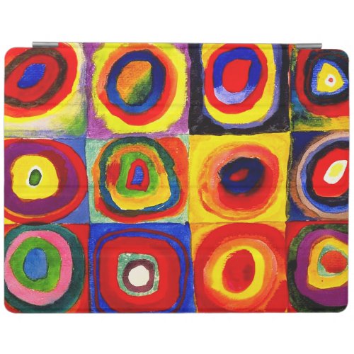 Kandinsky Farbstudie Quadrate Squares Circles Art iPad Smart Cover