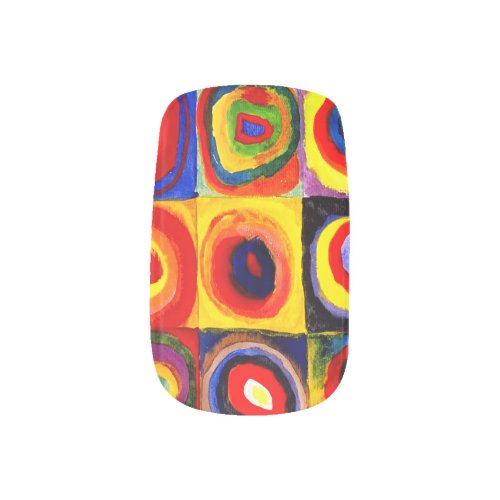 Kandinsky Farbstudie Quadrate Squares Circles Art Minx Nail Art