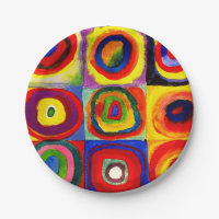 Kandinsky Farbstudie Quadrate Squares Circles Art