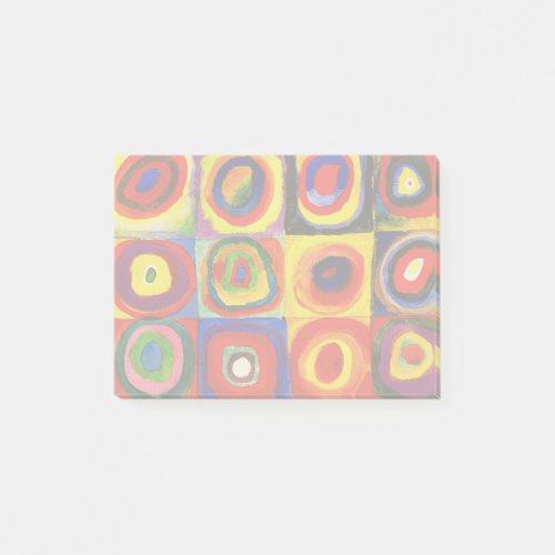 Kandinsky Farbstudie Quadrate Squares Circles Art Post_it Notes