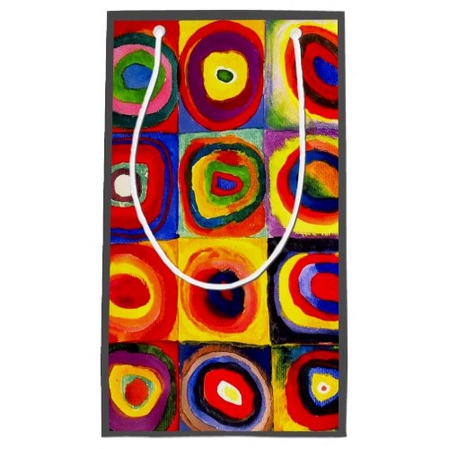 Kandinsky Farbstudie Quadrate Squares Circles Art Small Gift Bag