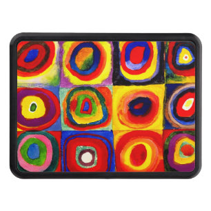 Kandinsky Farbstudie Quadrate Squares Circles Art Trailer Hitch Cover