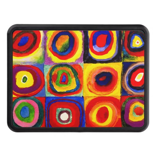 Kandinsky Farbstudie Quadrate Squares Circles Art Trailer Hitch Cover