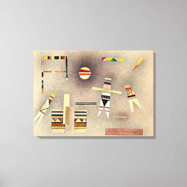 Kandinsky - Flight, abstract artwork Canvas Print (Front)