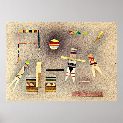 Kandinsky _ Flight famous painting Poster