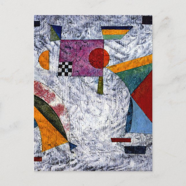Kandinsky - Flighty, colorful artwork,  Postcard (Front)