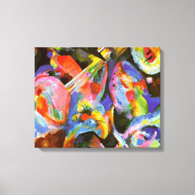 Kandinsky - Flood Improvisation, Deluge Canvas Print (Front)
