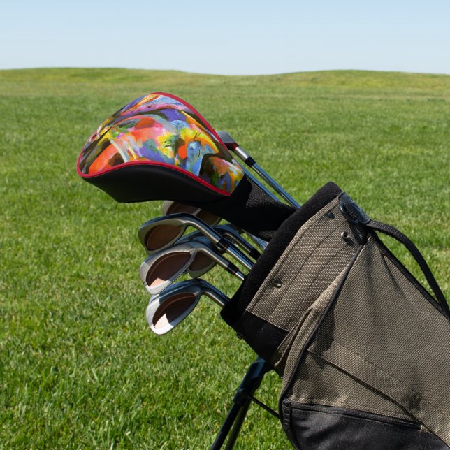 Kandinsky - Flood Improvisation, Deluge, Golf Head Cover (In Situ)