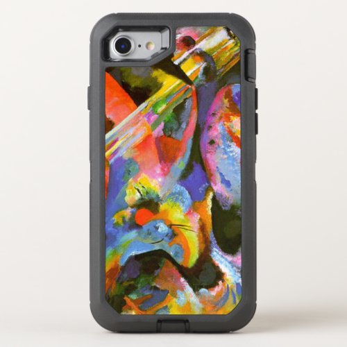 Kandinsky _ Flood Improvisation Deluge OtterBox Defender iPhone SE87 Case