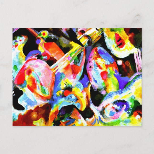 Kandinsky - Flood Improvisation Postcard (Front)