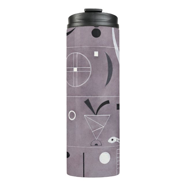 Kandinsky - Four Parts, abstract art, Thermal Tumbler (Front)