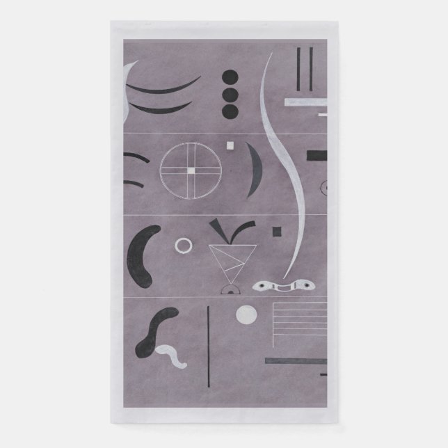 Kandinsky - Four Parts, Paper Guest Towels (Front)