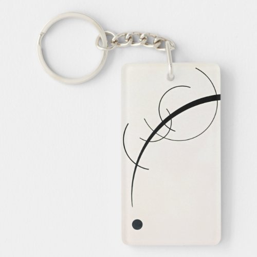 Kandinsky _ Free Curve Keychain