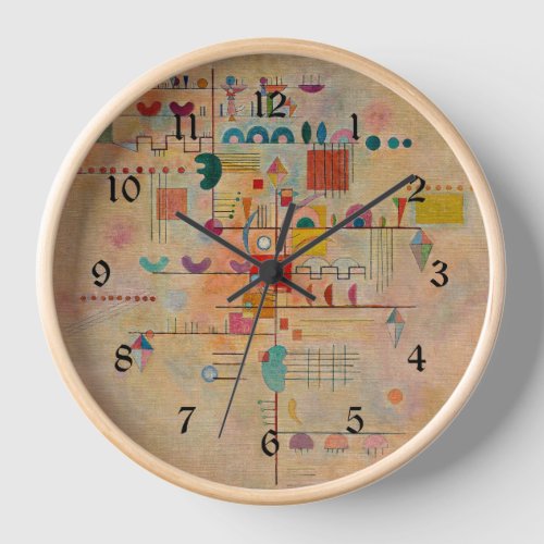 Kandinsky _ Graceful Ascent Clock