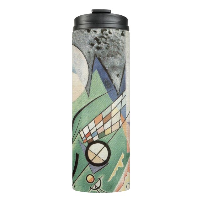 Kandinsky Green Composition 1923 Art Deco Thermal Tumbler (Front)