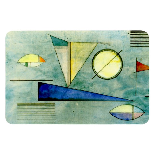 Kandinsky - Haze, abstract artwork Magnet (Horizontal)