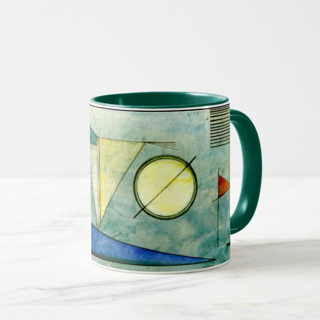 Kandinsky - Haze, abstract artwork, Mug (Front Right)
