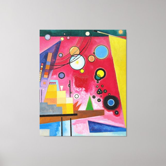 KANDINSKY - HEAVY RED (Schweres Rot) - 1924 - Canvas Print (Front)