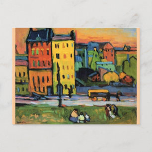 Kandinsky - Houses in Munich Postcard