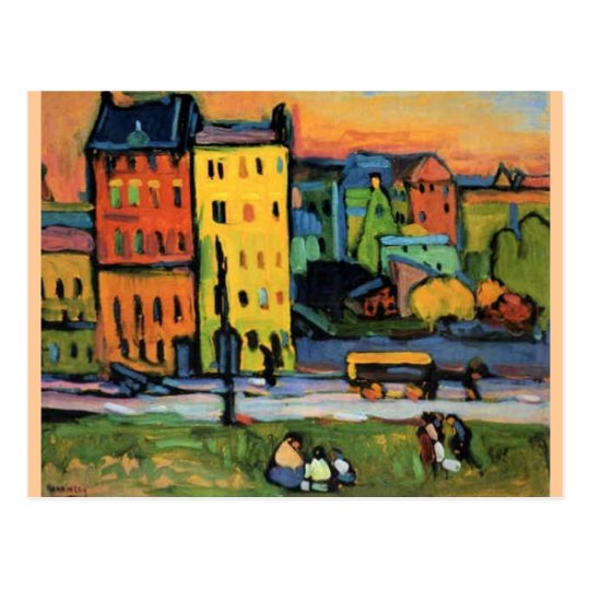 Kandinsky Houses in Munich Postcard