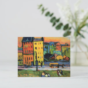 Kandinsky - Houses in Munich Postcard