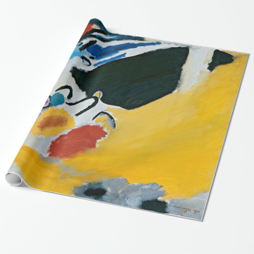 Kandinsky Impression III Concert Abstract Artwork Wrapping Paper