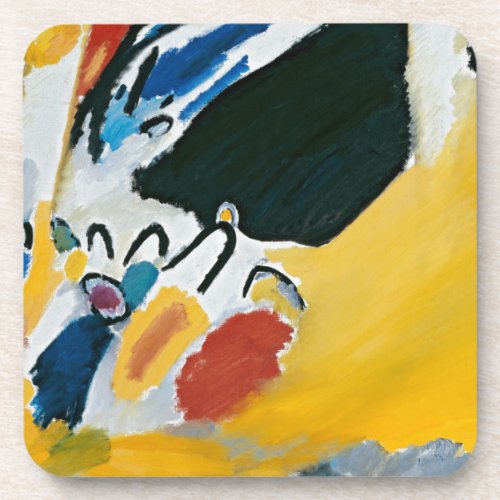 Kandinsky Impression III Concert Abstract Painting Beverage Coaster