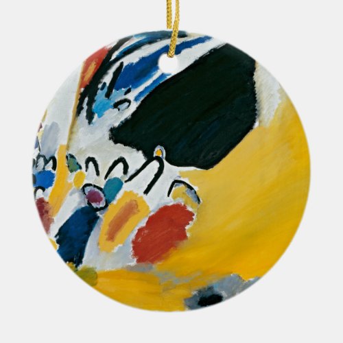 Kandinsky Impression III Concert Abstract Painting Ceramic Ornament