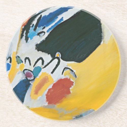 Kandinsky Impression III Concert Abstract Painting Coaster
