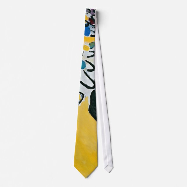 Kandinsky Impression III Concert Abstract Painting Neck Tie (Front)