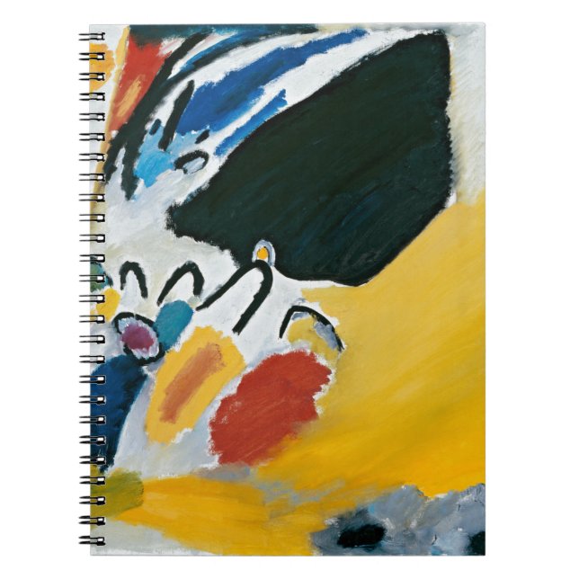 Kandinsky Impression III Concert Abstract Painting Notebook (Front)