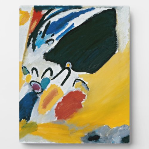 Kandinsky Impression III Concert Abstract Painting Plaque