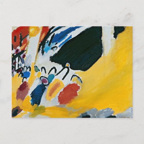 Kandinsky Impression III Concert Abstract Painting Postcard
