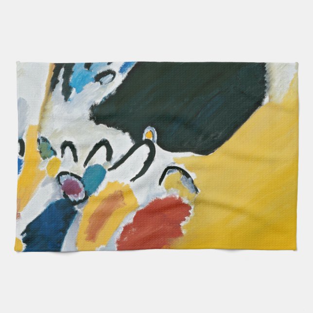 Kandinsky Impression III Concert Abstract Painting Towel (Horizontal)