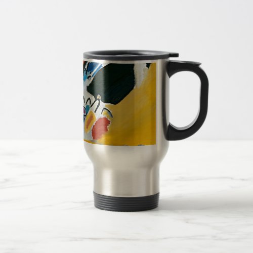 Kandinsky Impression III Concert Abstract Painting Travel Mug