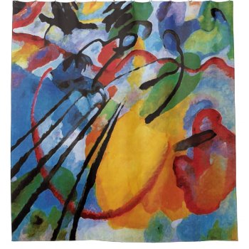 Kandinsky - Improvisation 26 (rowing) Shower Curtain by ArtLoversCafe at Zazzle