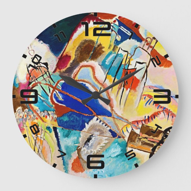 Kandinsky Improvisation 30 Art Clock (Front)