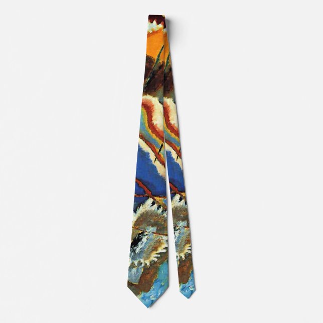 Kandinsky - Improvisation 30 - Cannons Neck Tie (Front)