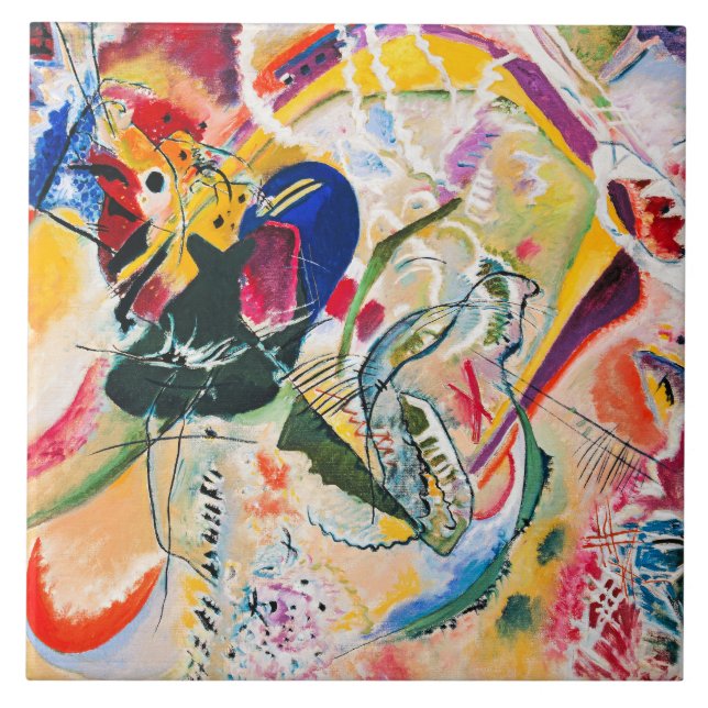 Kandinsky - Improvisation 35, Ceramic Tile (Front)