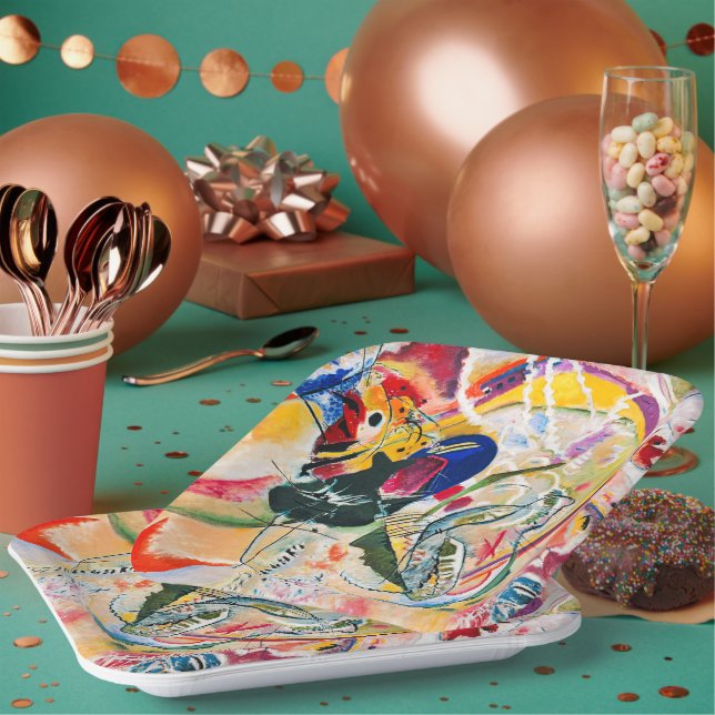 Kandinsky - Improvisation 35, Paper Plates (Multi)