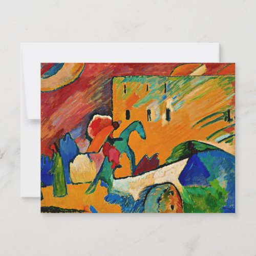 Kandinsky _ Improvisation 3 abstract art Card