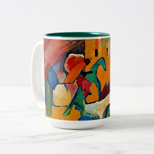 Kandinsky _ Improvisation 3 Two_Tone Coffee Mug