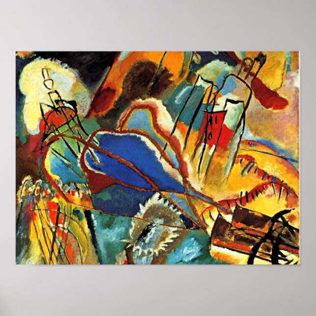 Kandinsky - Improvization 30 - Cannons Poster (Front)