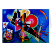 Kandinsky in Blue Abstract Painting (Front Horizontal)