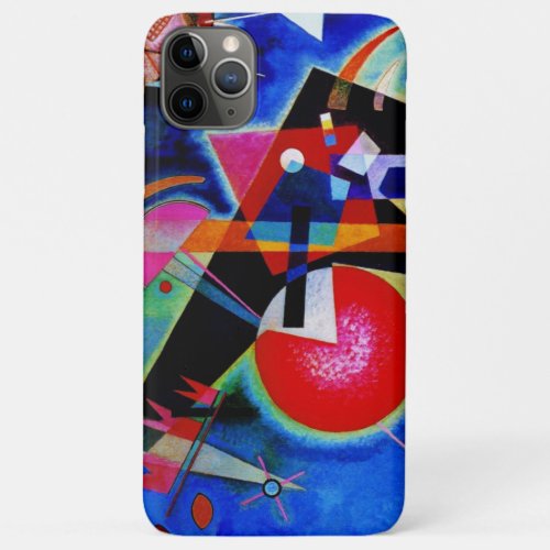 Kandinsky in Blue Abstract Painting iPhone 11 Pro Max Case