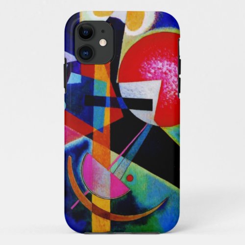 Kandinsky in Blue Abstract Painting iPhone 11 Case